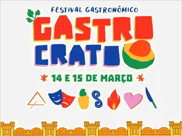 Festival Gastronômico GastroCrato - Sabores da Gastronomia de Rua promete agitar a RFFSA nos dias 14 e 15 de março